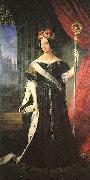 unknow artist Portrait of Maria Theresa of Austria-Teschen Queen of the Two Sicilies Spain oil painting artist